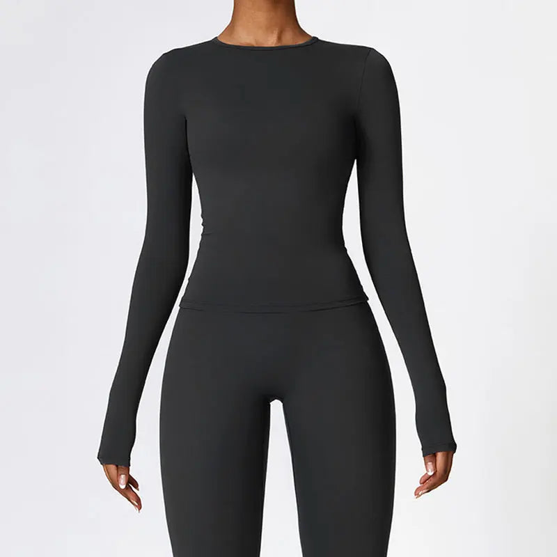 FlexWarm™ Long Sleeve Gym Top