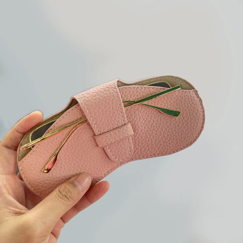 LuxeShade™ Soft Leather Glasses Pouch
