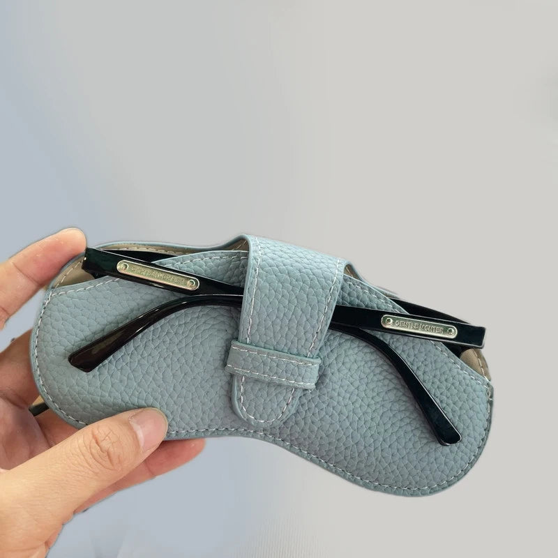 LuxeShade™ Soft Leather Glasses Pouch