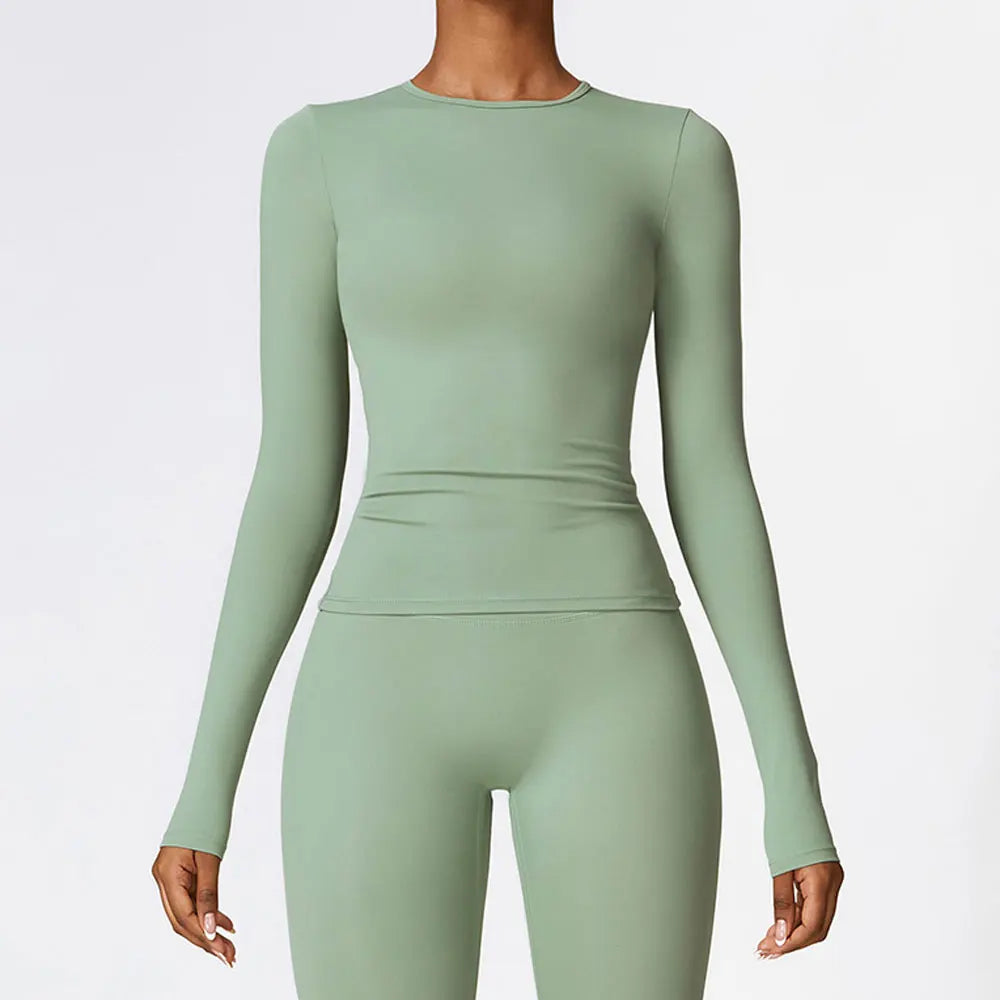 FlexWarm™ Long Sleeve Gym Top