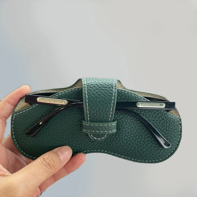 LuxeShade™ Soft Leather Glasses Pouch