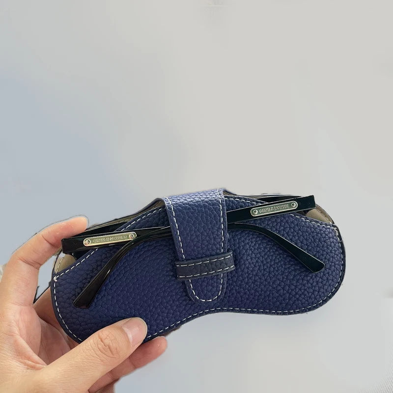 LuxeShade™ Soft Leather Glasses Pouch