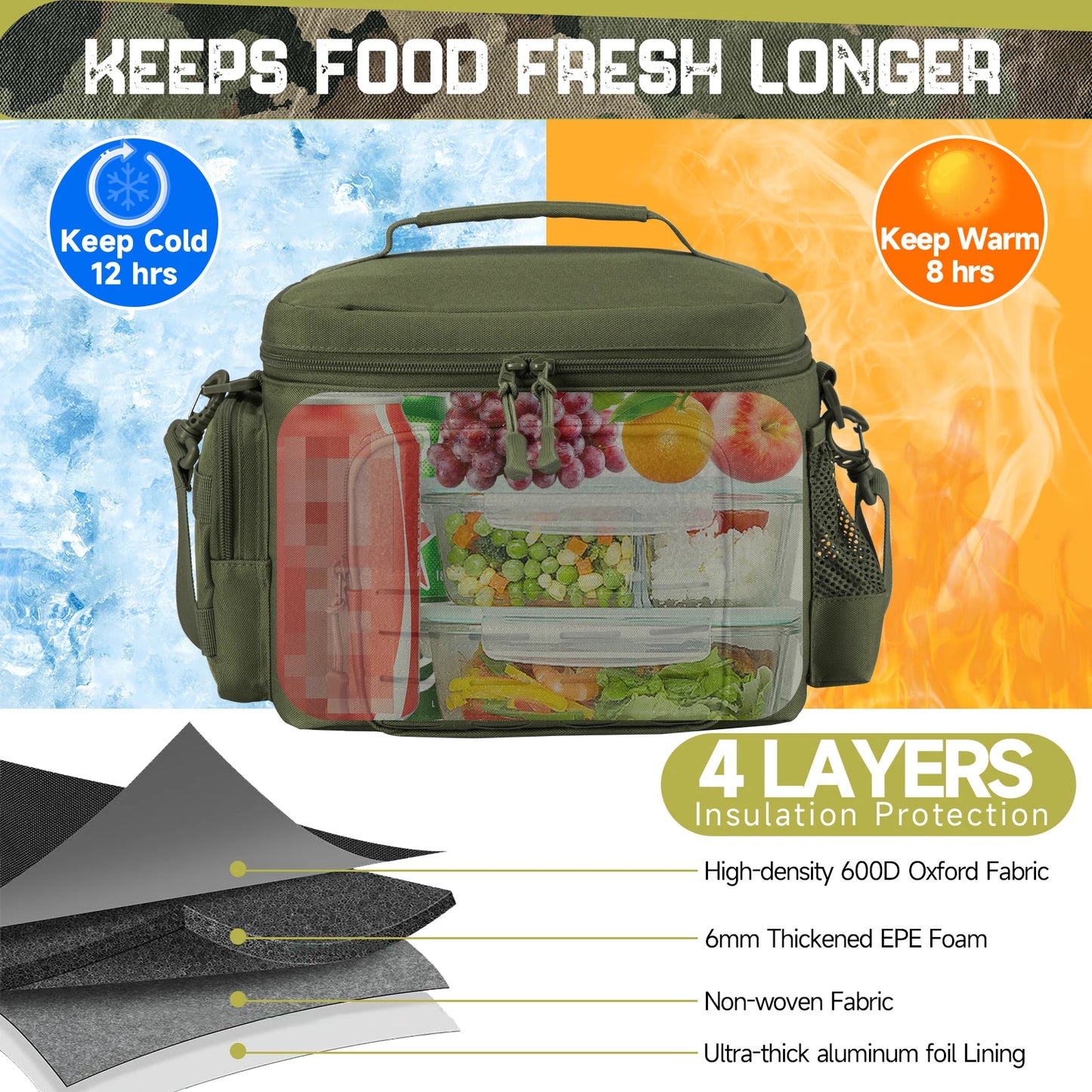 RuggedMeal™ Tactical Insulated Lunch Bag