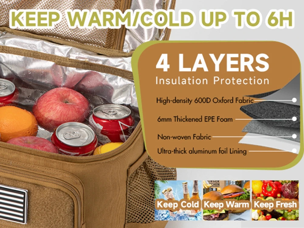 RuggedMeal™ Tactical Insulated Lunch Bag