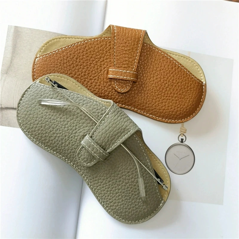 LuxeShade™ Soft Leather Glasses Pouch