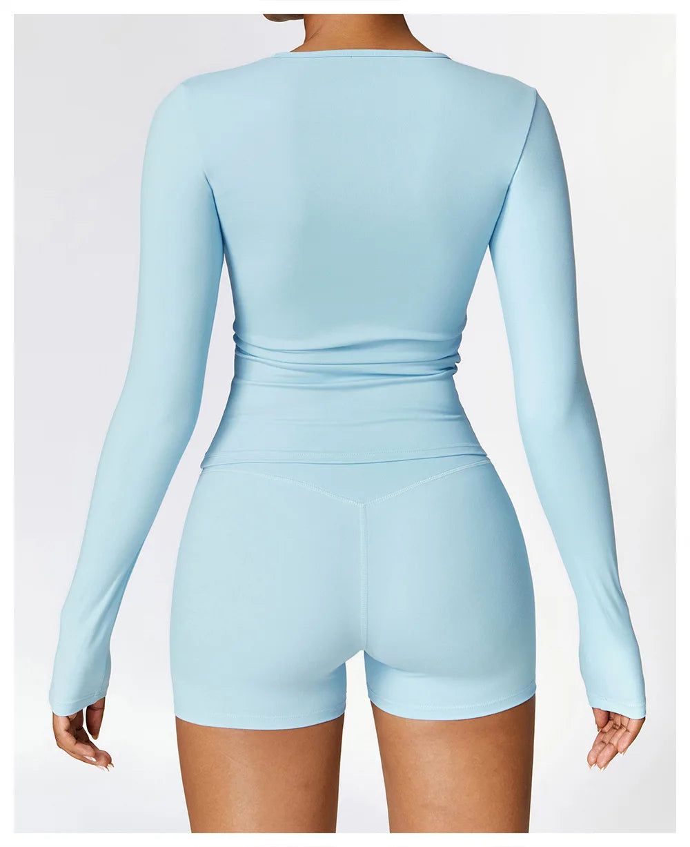 FlexWarm™ Long Sleeve Gym Top