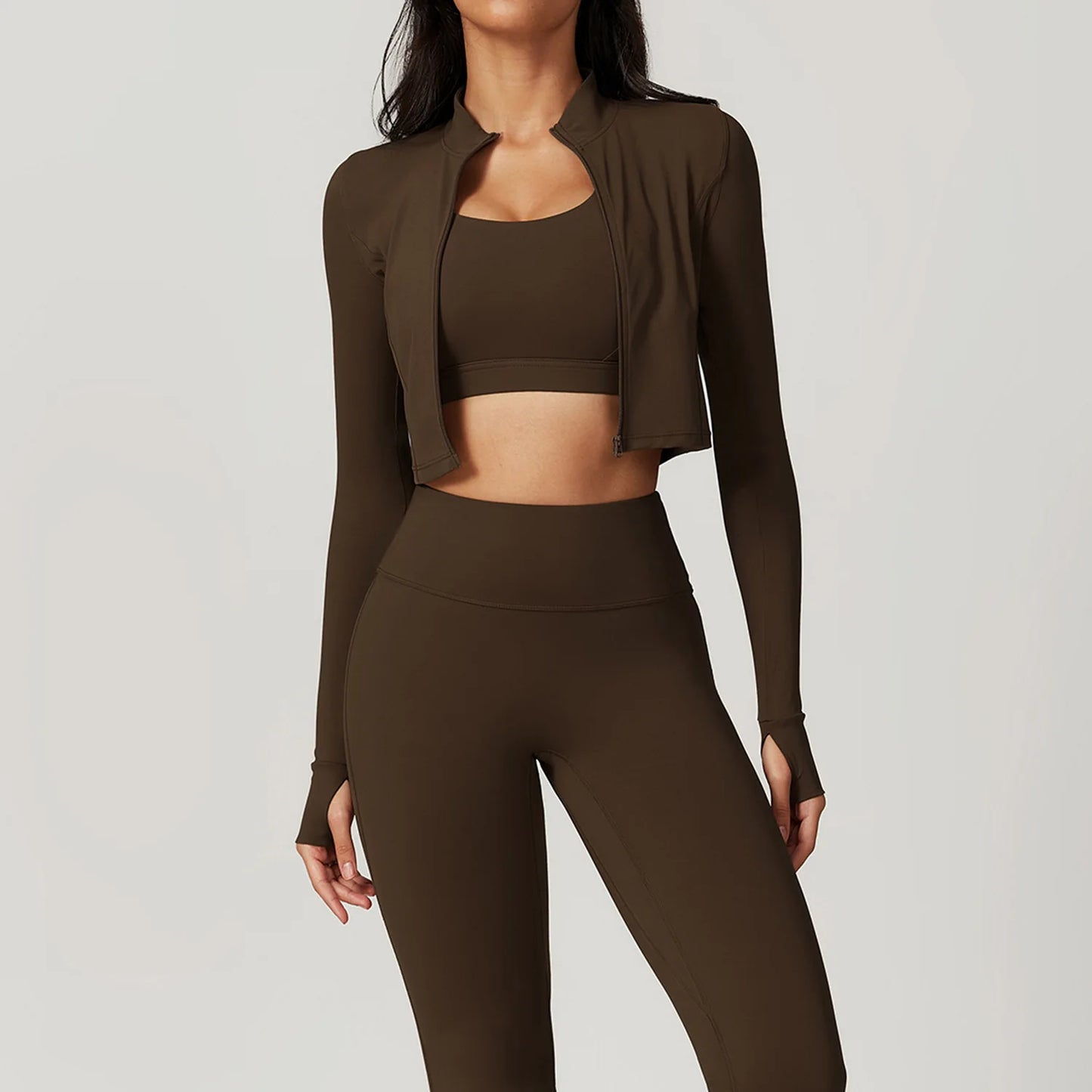 FlexFit™ 2-Piece Zipper Yoga Set for Women