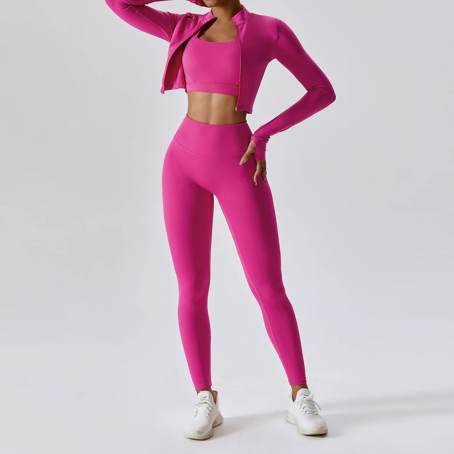 FlexFit™ 2-Piece Zipper Yoga Set for Women