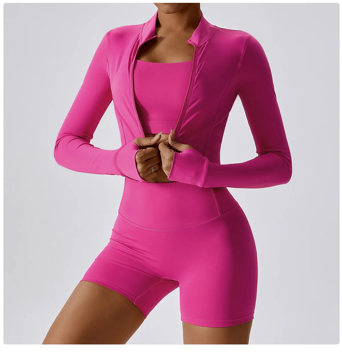 FlexFit™ 2-Piece Zipper Yoga Set for Women