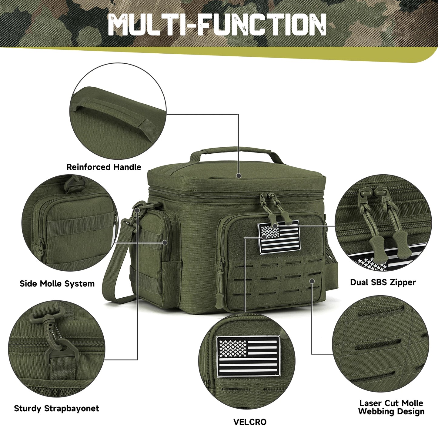 RuggedMeal™ Tactical Insulated Lunch Bag
