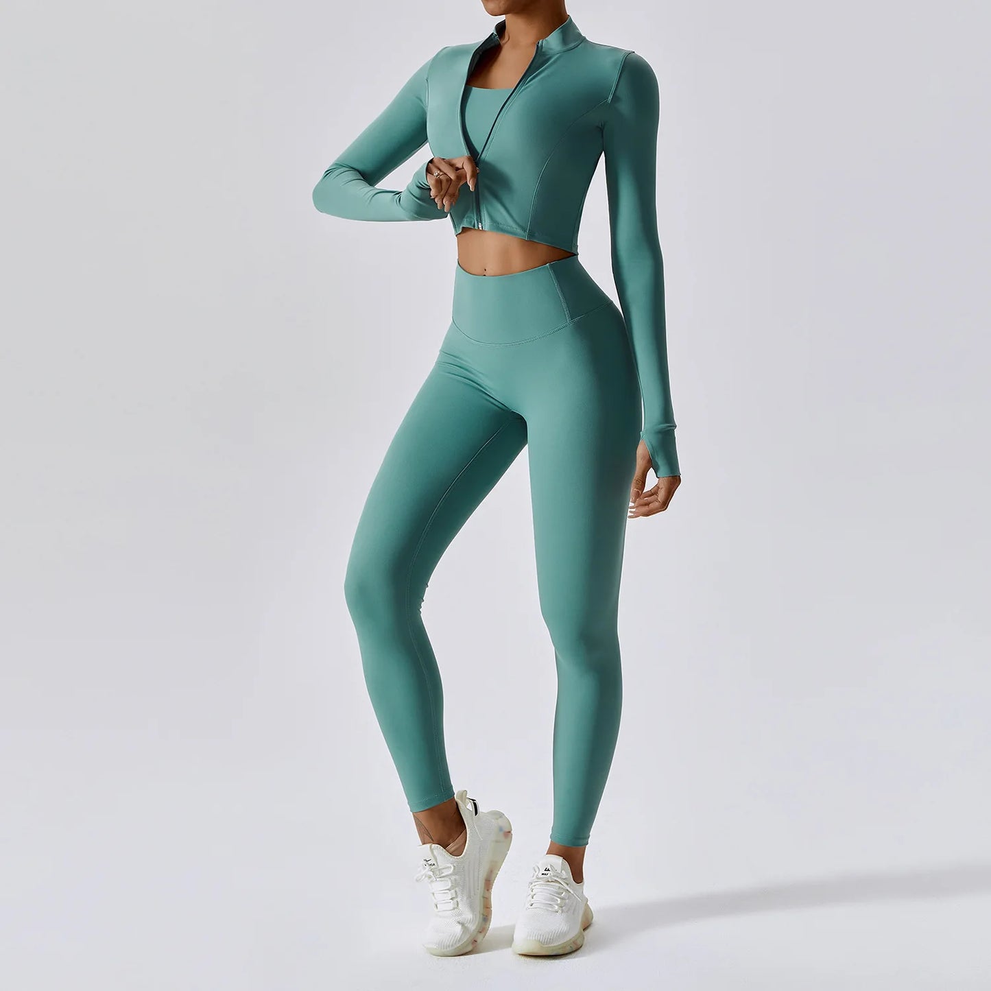 FlexFit™ 2-Piece Zipper Yoga Set for Women