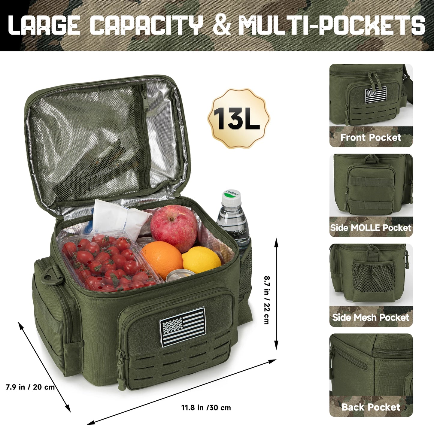 RuggedMeal™ Tactical Insulated Lunch Bag