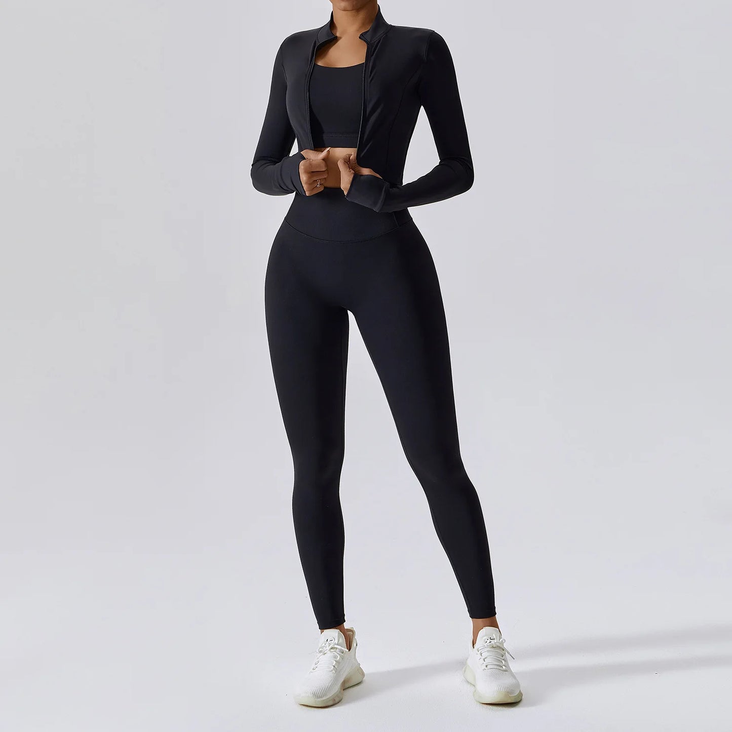 FlexFit™ 2-Piece Zipper Yoga Set for Women