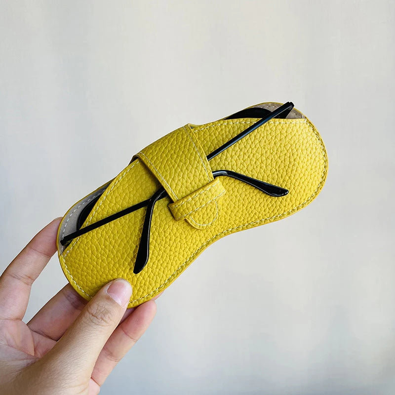 LuxeShade™ Soft Leather Glasses Pouch