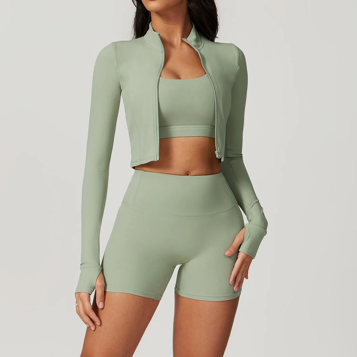 FlexFit™ 2-Piece Zipper Yoga Set for Women