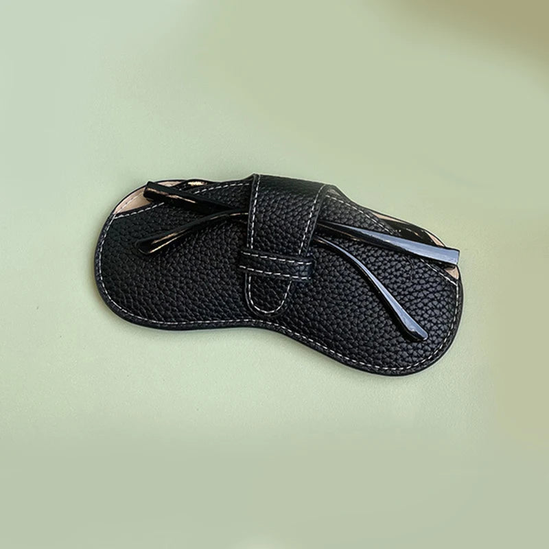 LuxeShade™ Soft Leather Glasses Pouch