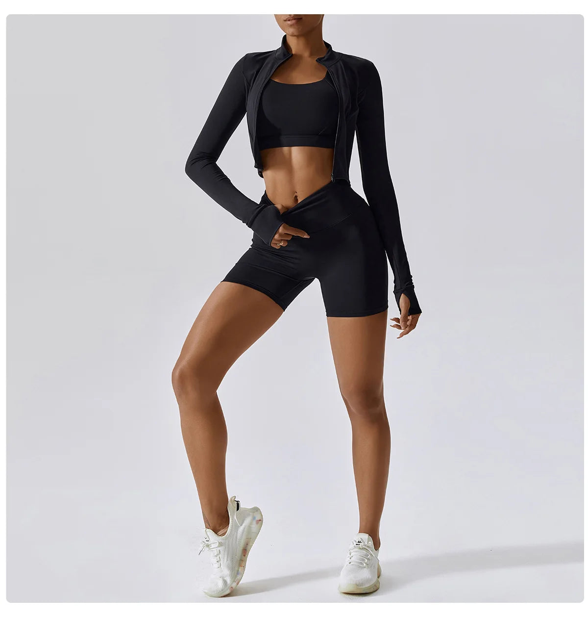FlexFit™ 2-Piece Zipper Yoga Set for Women