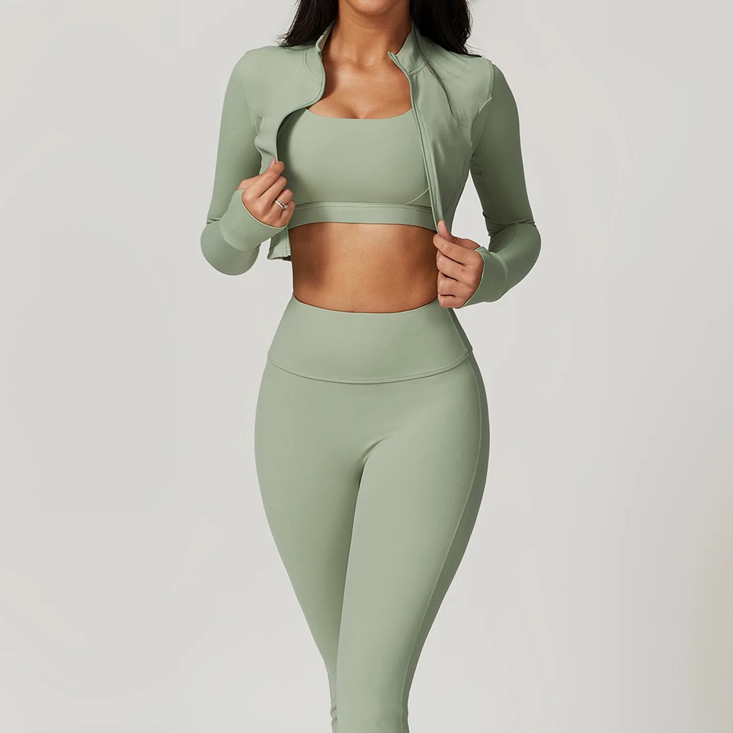 FlexFit™ 2-Piece Zipper Yoga Set for Women
