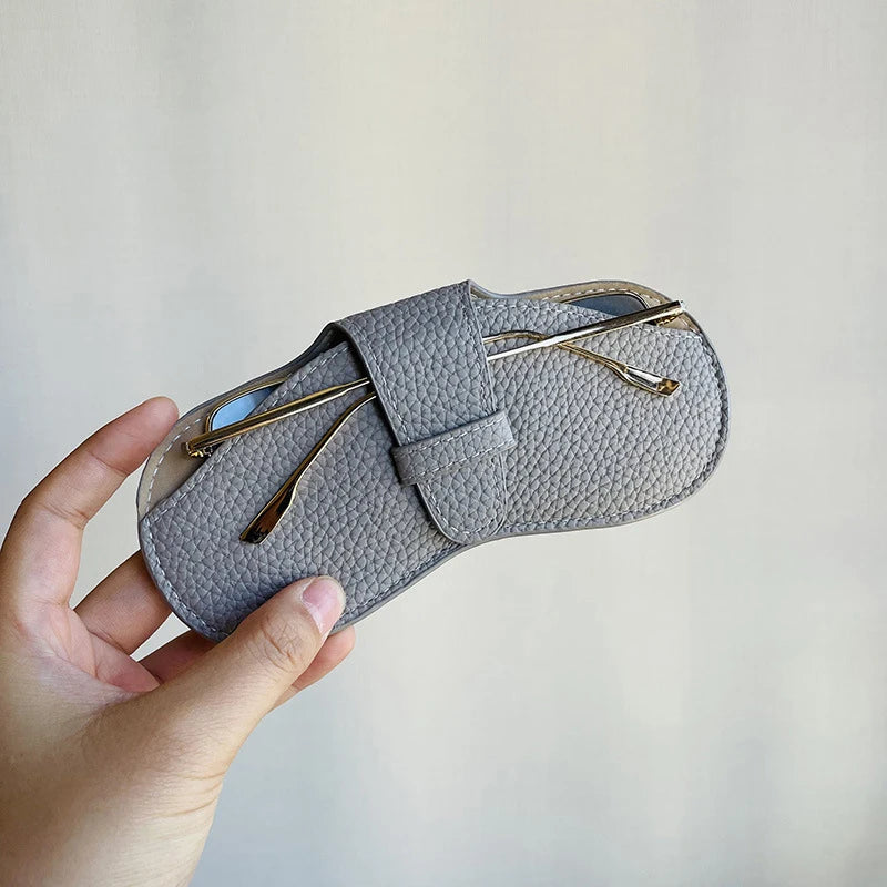 LuxeShade™ Soft Leather Glasses Pouch