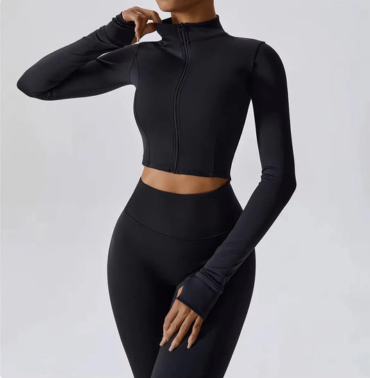 FlexFit™ 2-Piece Zipper Yoga Set for Women