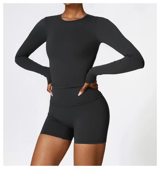FlexWarm™ Long Sleeve Gym Top
